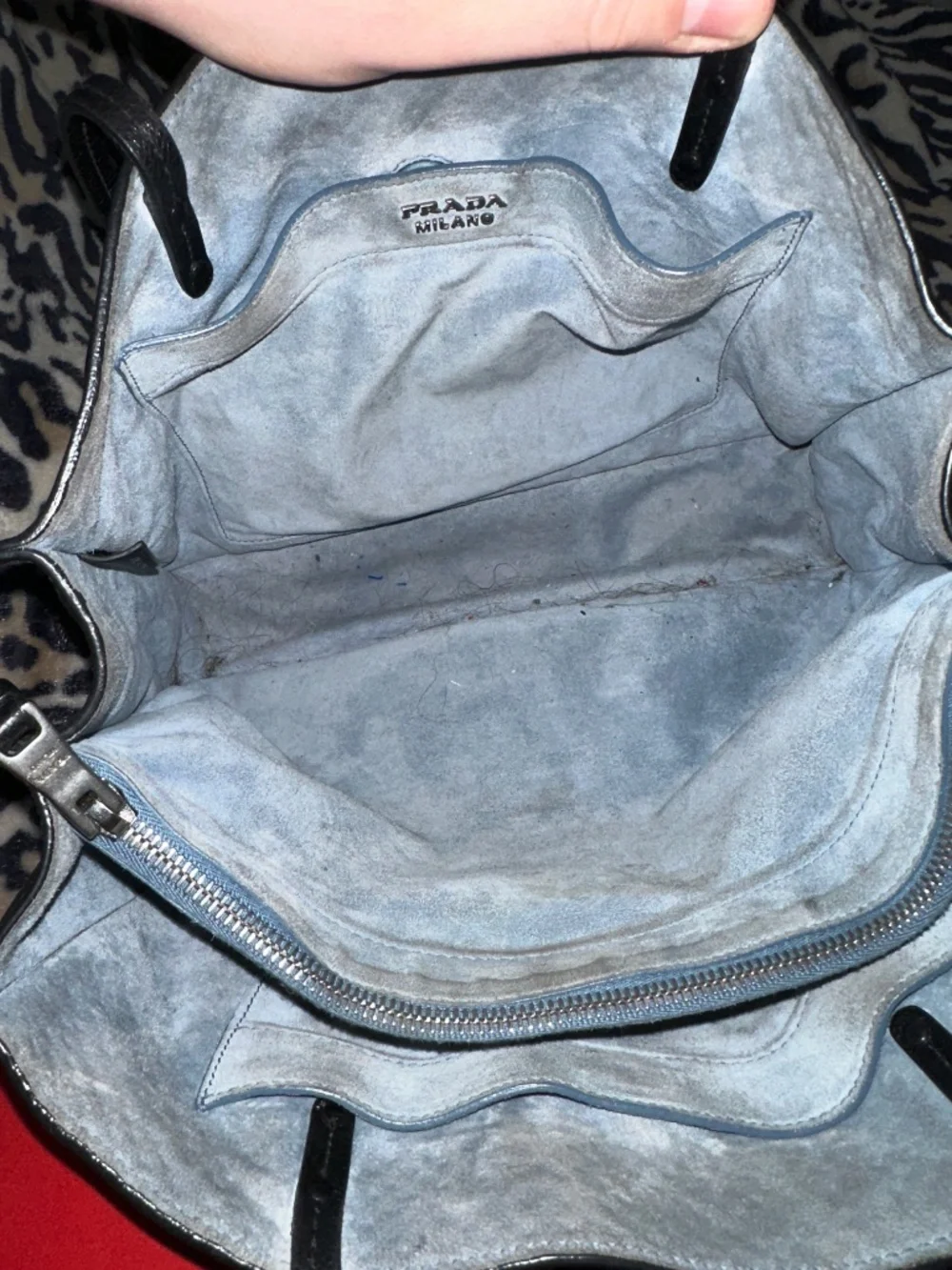 Prada City Calf Etiquette Tote